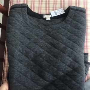 Quilted JCrew Sweatshirt